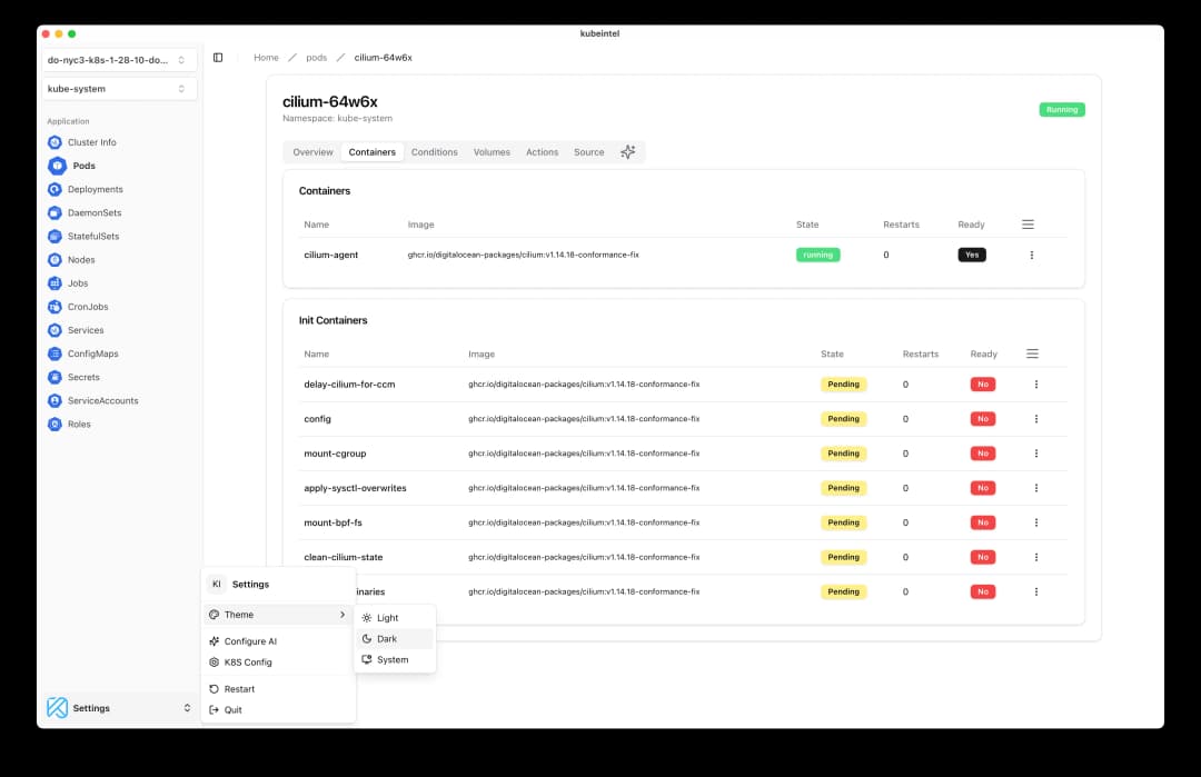 Kubeintel App